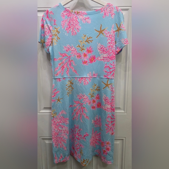 NWT Lilly Pulitzer Bray Dress UPF 50+ Royal Coral Print 🌸 Size Small - Picture 5 of 6